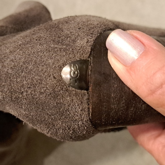 UGG Women's Gray Heeled Boots - Picture 14 of 14